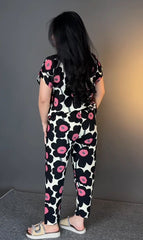 Floral rayon Co-Ord Set for Women