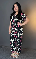 Floral rayon Co-Ord Set for Women