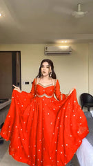 Elegance Unveiled: A Red Dress in Luxury