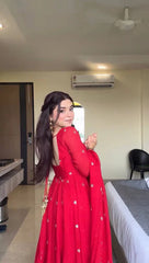 Elegance Unveiled: A Red Dress in Luxury