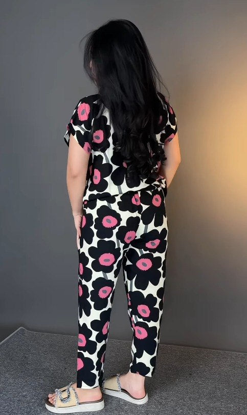 Floral rayon Co-Ord Set for Women