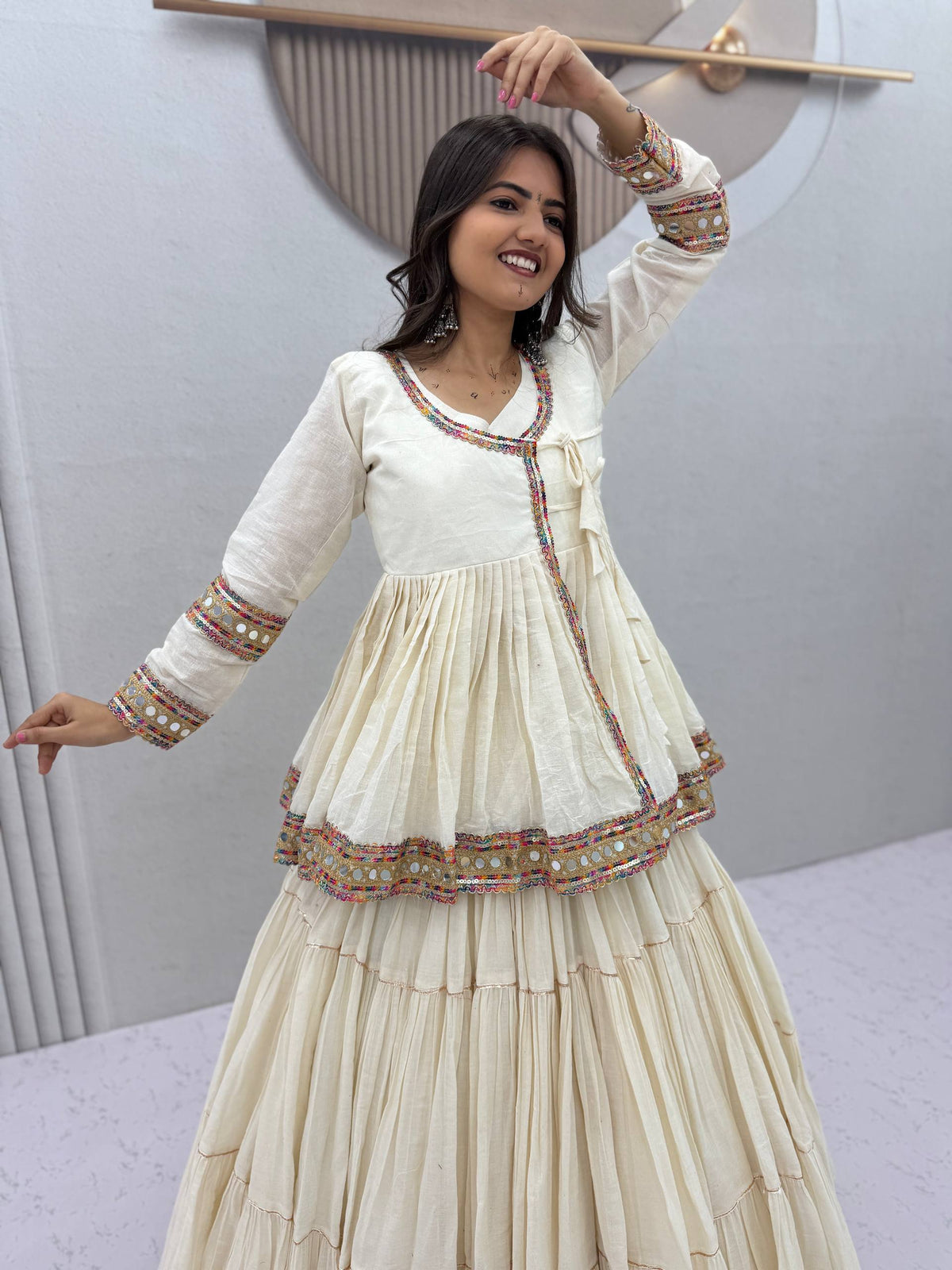Navratri Special kedya style Lehengacholi