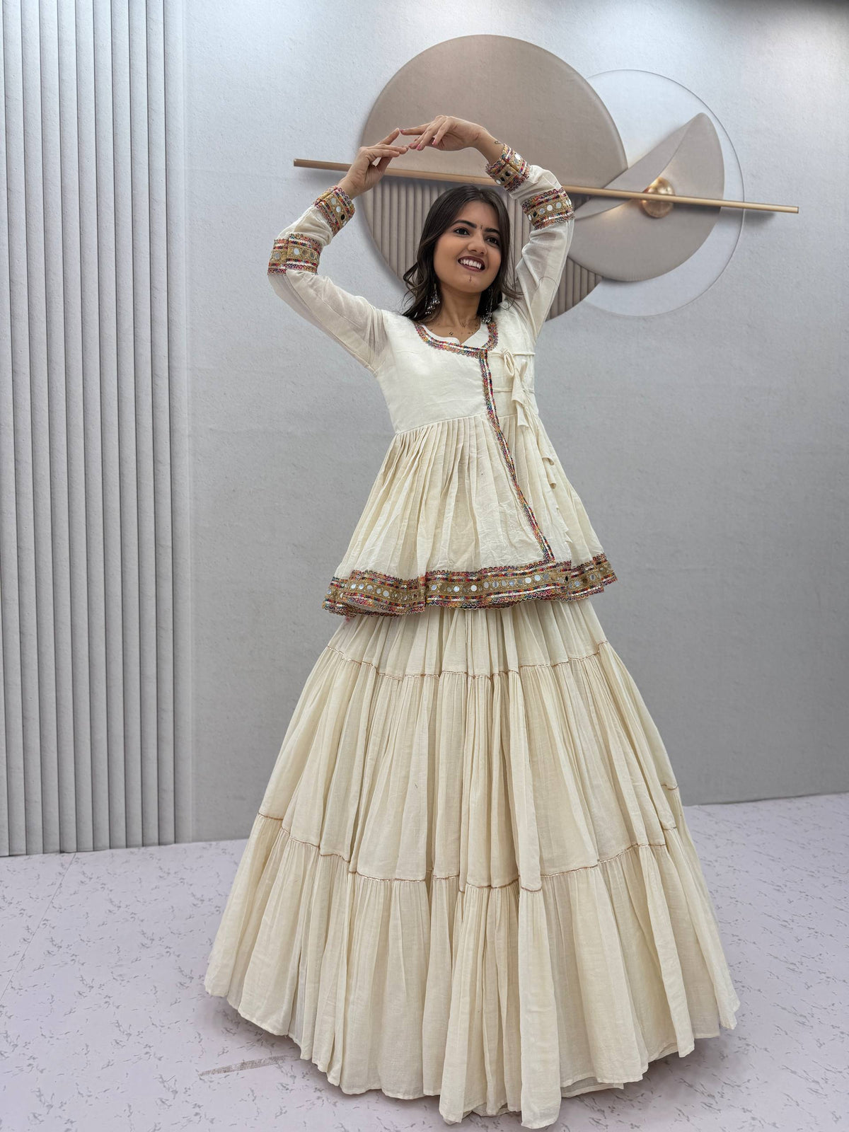 Navratri Special kedya style Lehengacholi
