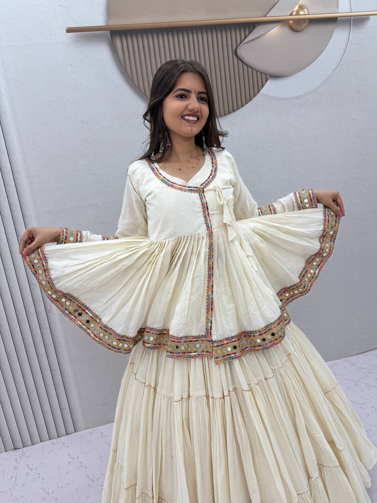 Navratri Special kedya style Lehengacholi